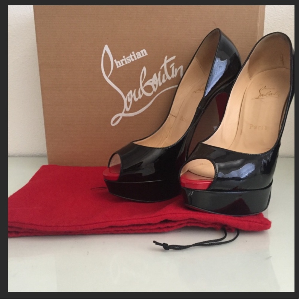 Christian Louboutin Leather red bottoms